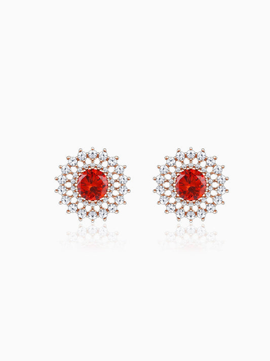 Rose Gold Rukmini Earrings