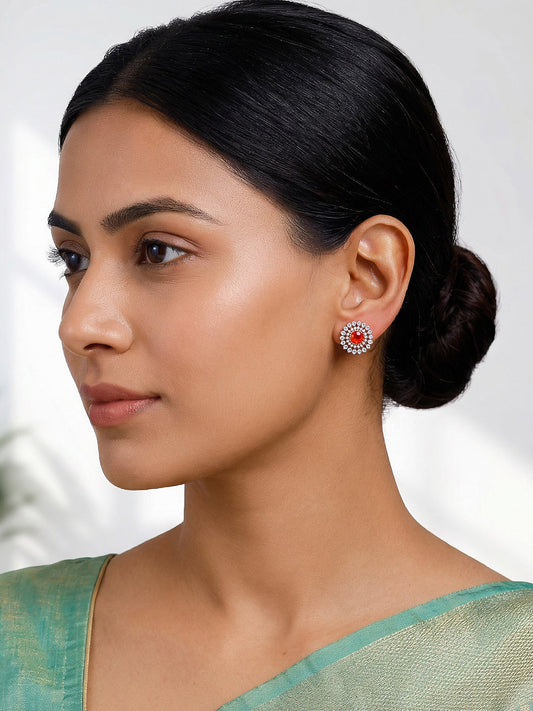 Rose Gold Rukmini Earrings