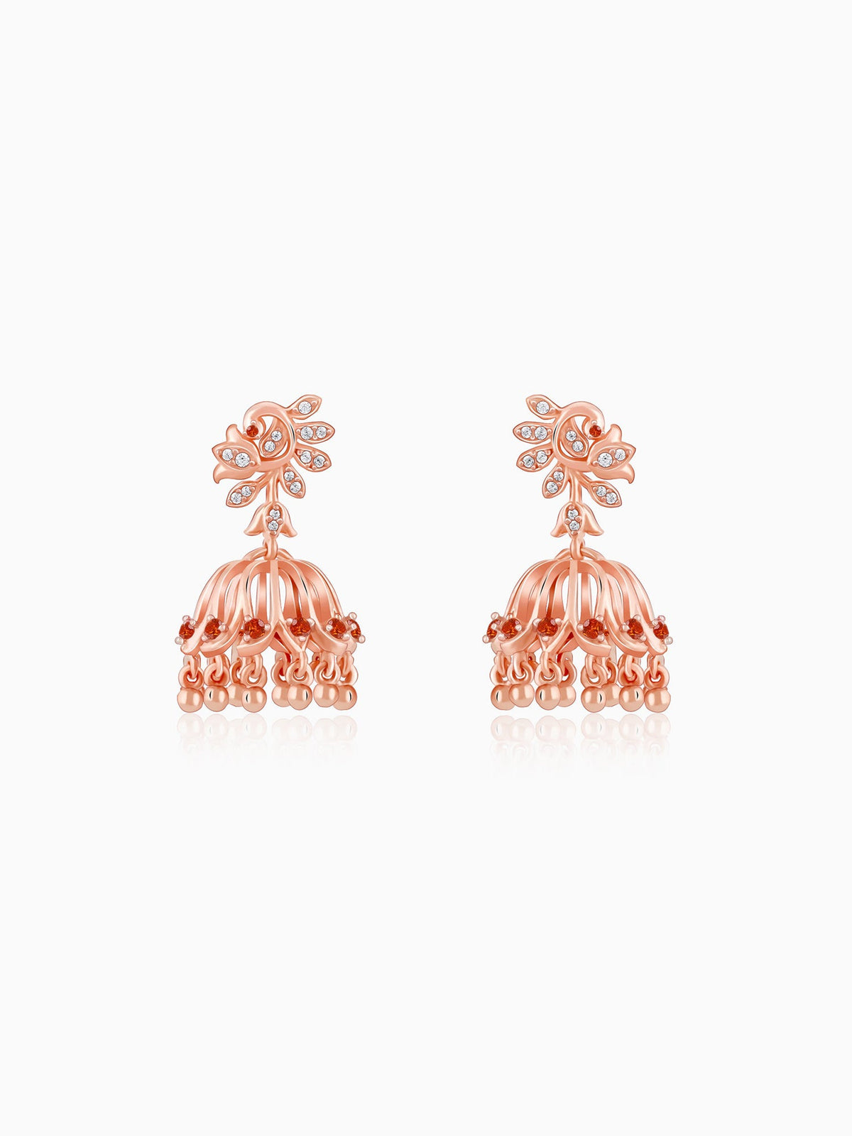 Rose Gold Ataecina Jhumki