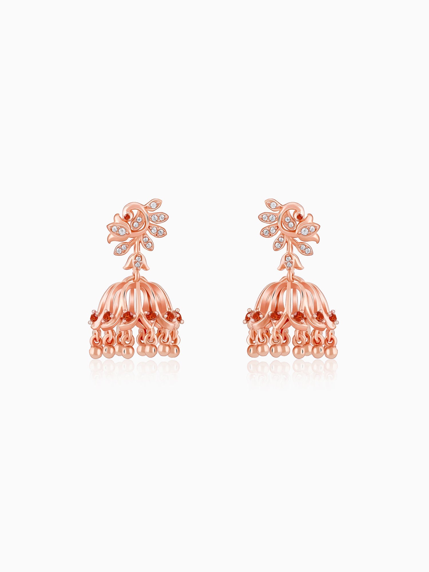 Rose Gold Ataecina Jhumki