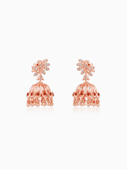 Rose Gold Ataecina Jhumki