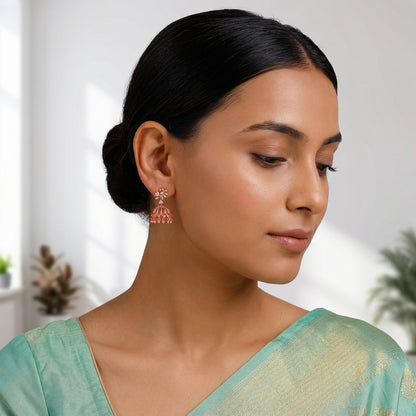 Rose Gold Ataecina Jhumki