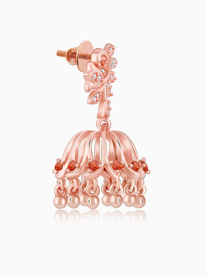 Rose Gold Ataecina Jhumki