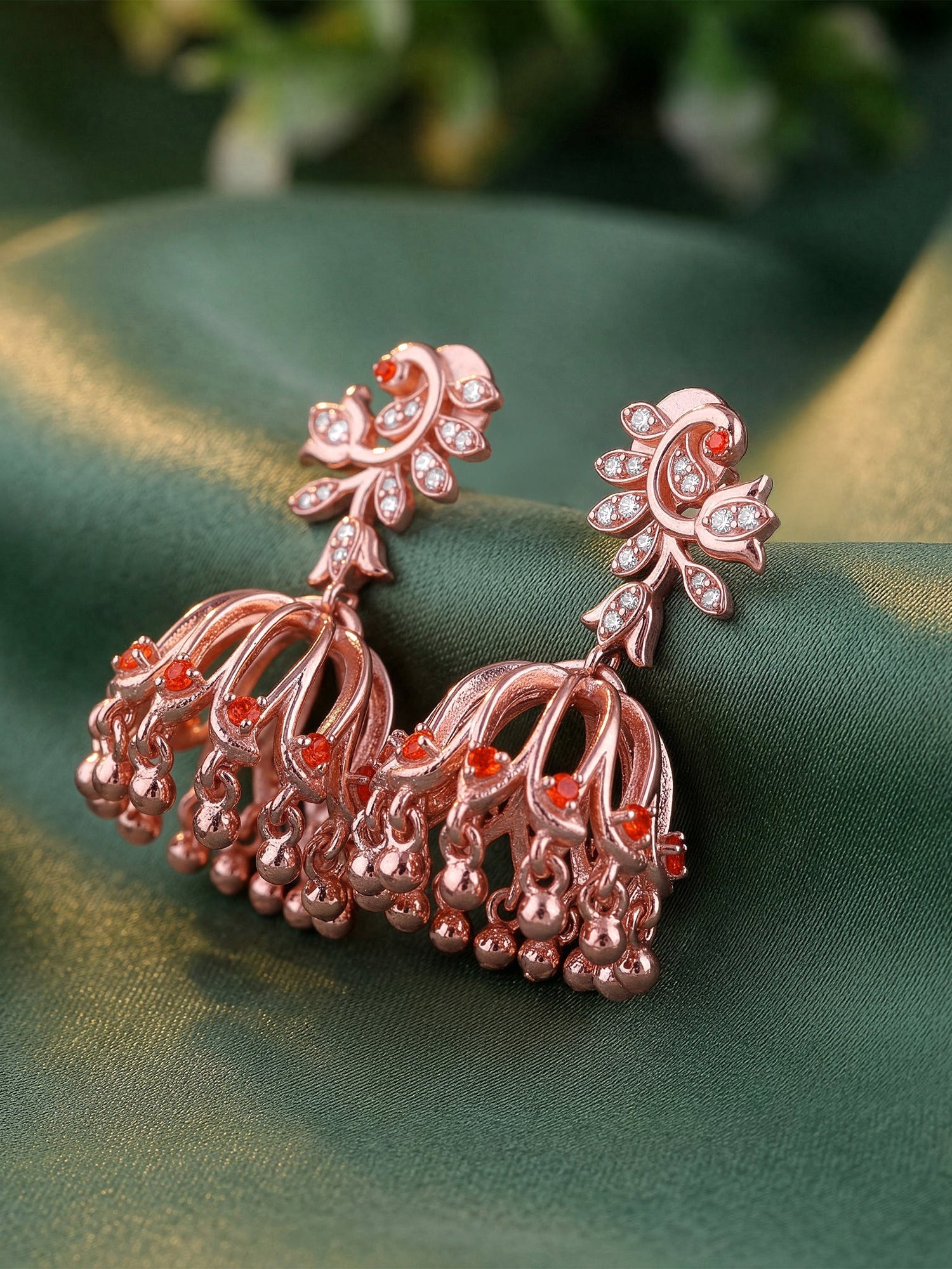 Rose Gold Ataecina Jhumki