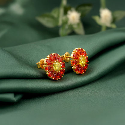 Golden Radha Earrings