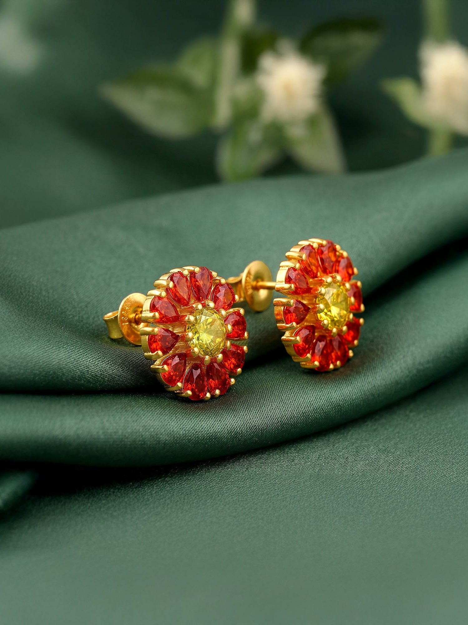 Golden Radha Earrings