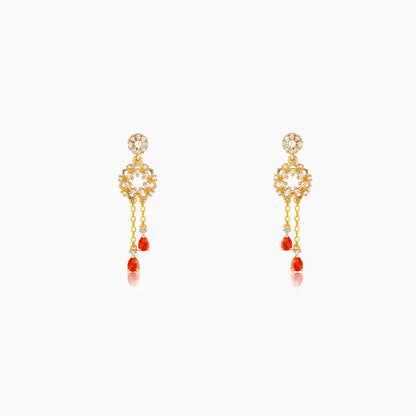 Golden Hecate Dangler Earrings