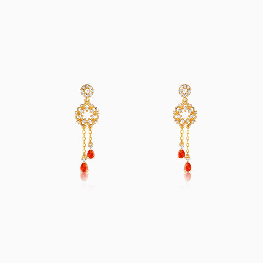 Golden Hecate Dangler Earrings