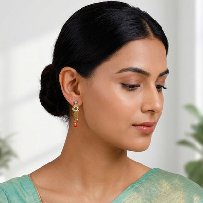 Golden Hecate Dangler Earrings