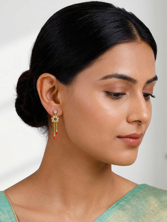 Golden Hecate Dangler Earrings