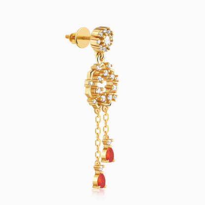 Golden Hecate Dangler Earrings