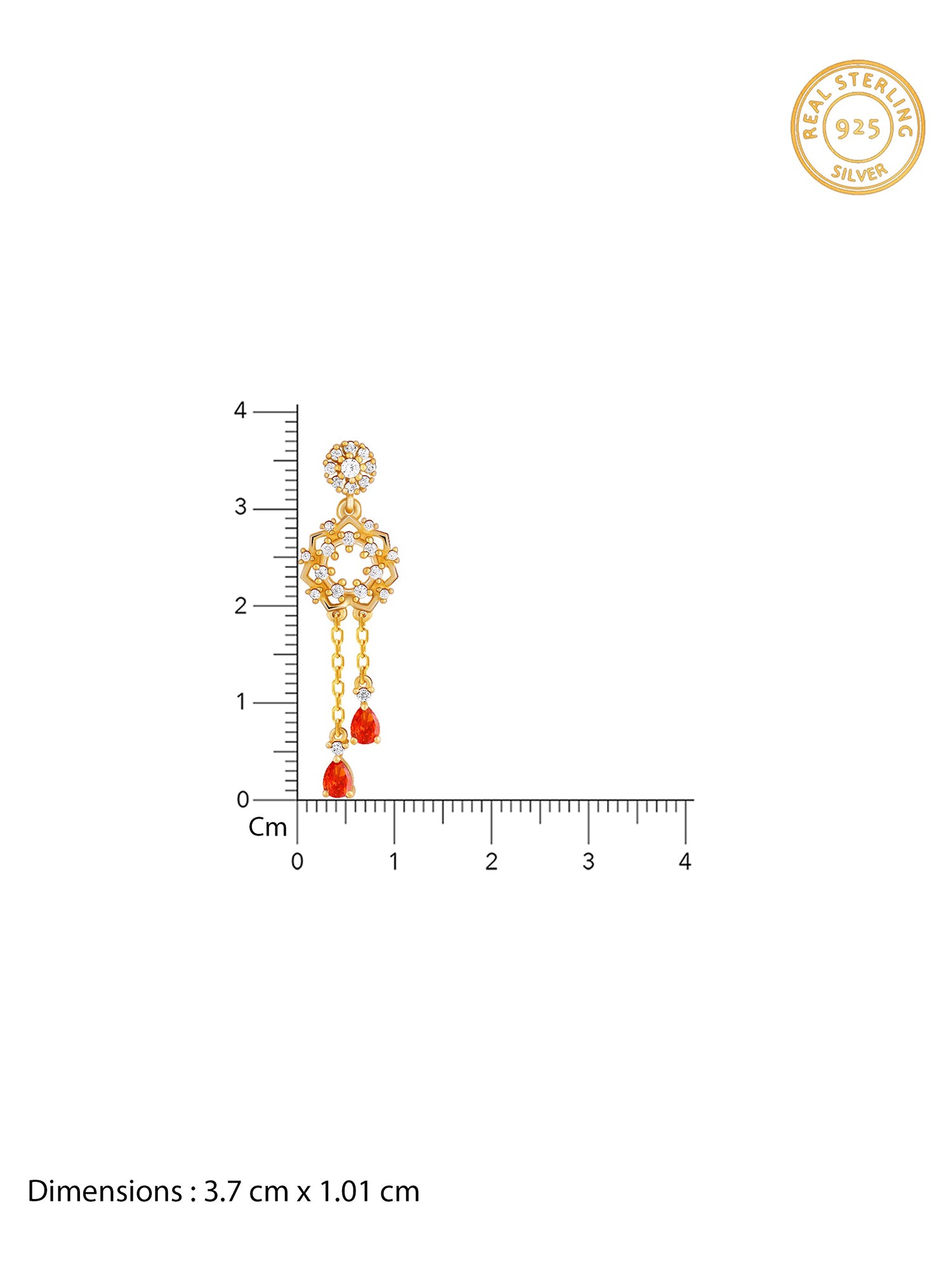 Golden Hecate Dangler Earrings