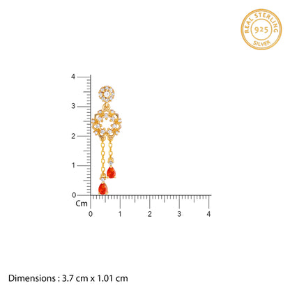 Golden Hecate Dangler Earrings