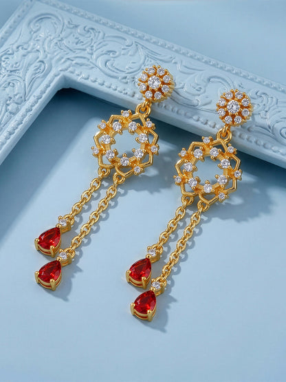 Golden Hecate Dangler Earrings