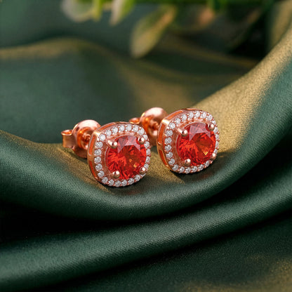 Rose Gold Pranavi Earrings