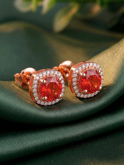 Rose Gold Pranavi Earrings