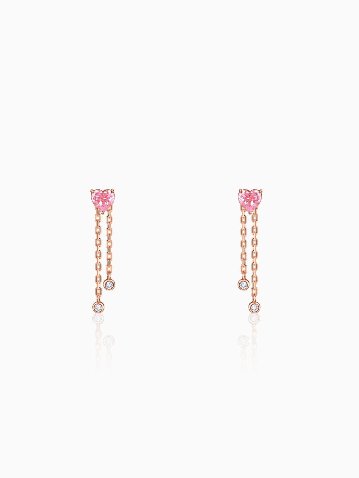 Rose Gold Sweet Reverie Dangler Earrings