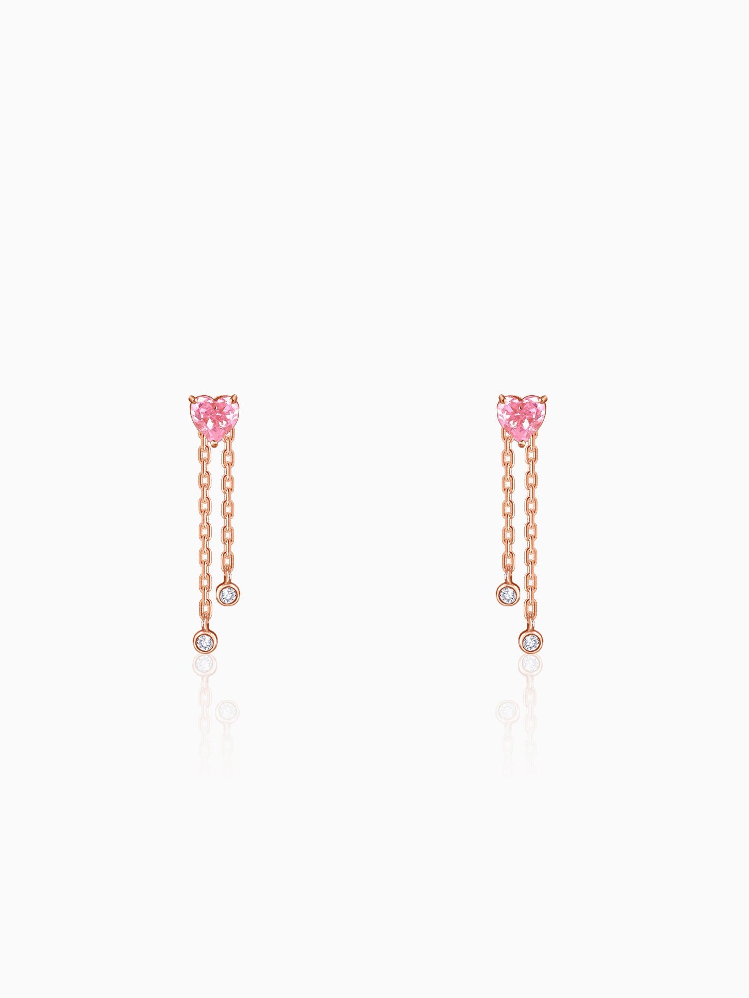 Rose Gold Sweet Reverie Dangler Earrings