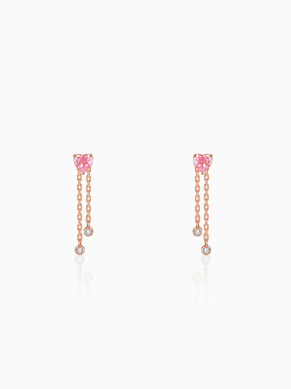 Rose Gold Sweet Reverie Dangler Earrings
