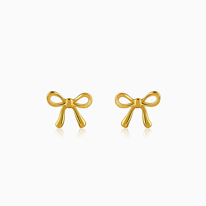 Golden Tied with Love Earrings