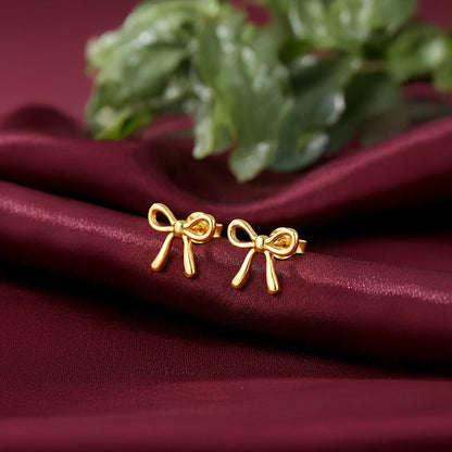 Golden Tied with Love Earrings