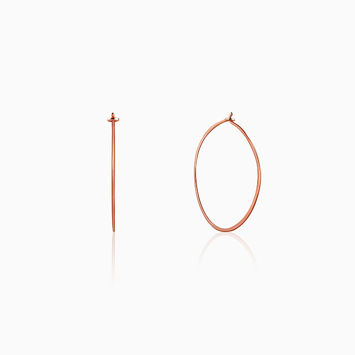 Rose Gold Magical Hoop Earrings