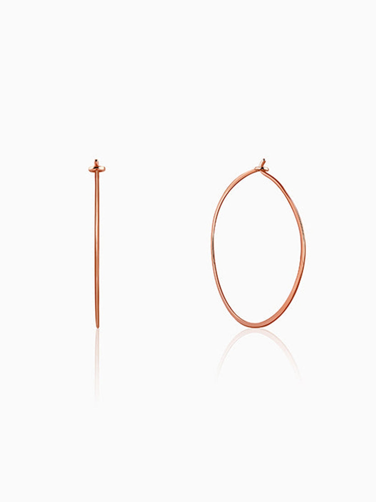 Rose Gold Magical Hoop Earrings