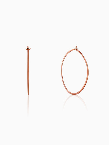 Rose Gold Magical Hoop Earrings