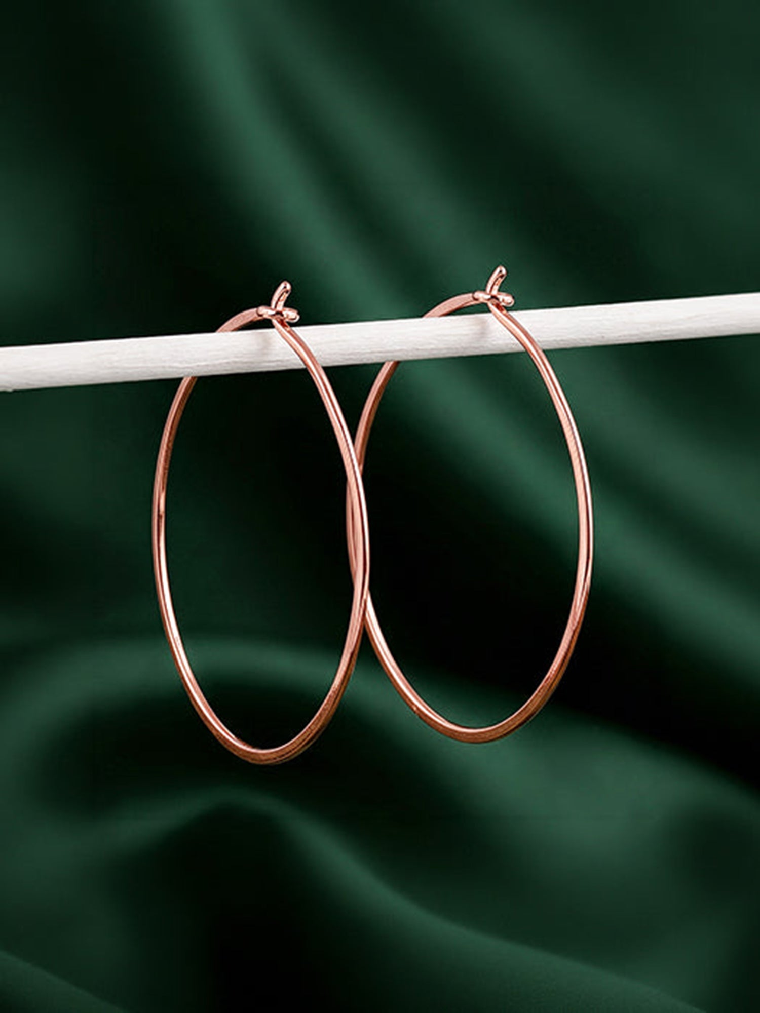 Rose Gold Magical Hoop Earrings