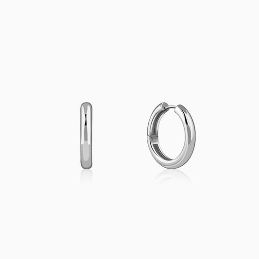 Silver Your Classic Hoop Earrings