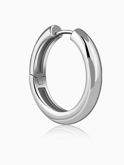 Silver Your Classic Hoop Earrings
