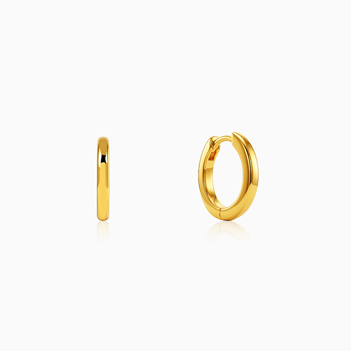Golden Shine Hoop Earrings