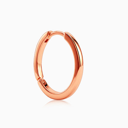 Rose Gold Shine Hoops