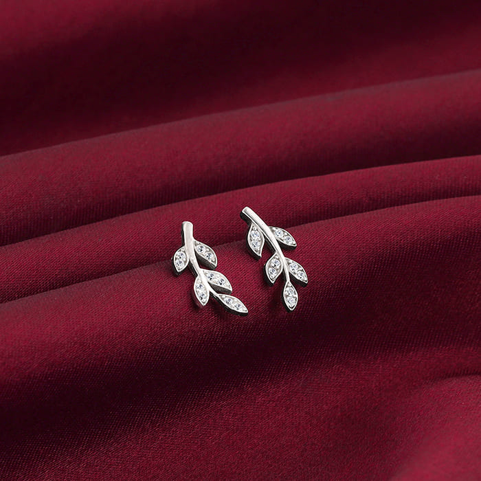 Silva Leaf Earrings