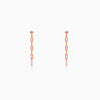 Rose Gold Edge in Blush Dangler Earrings