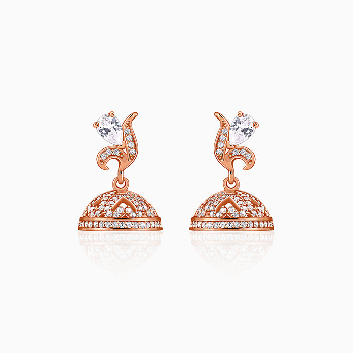 Rose Gold Madurai Jhumki