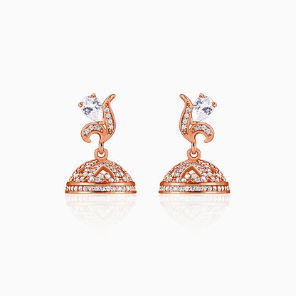 Rose Gold Madurai Jhumki