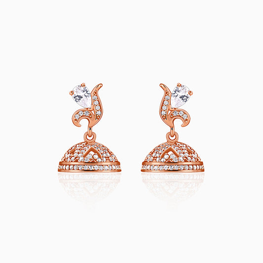 Rose Gold Madurai Jhumki