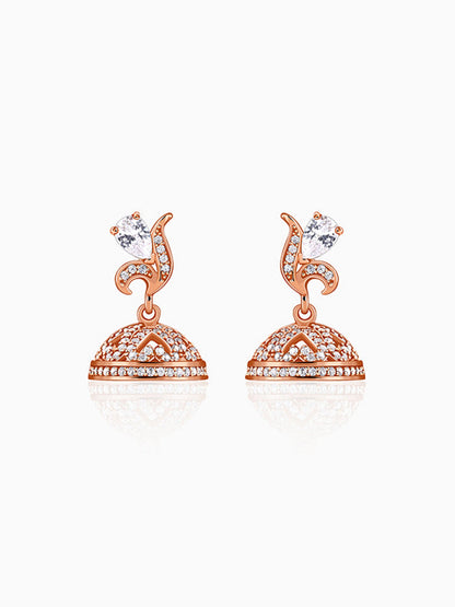 Rose Gold Madurai Jhumki