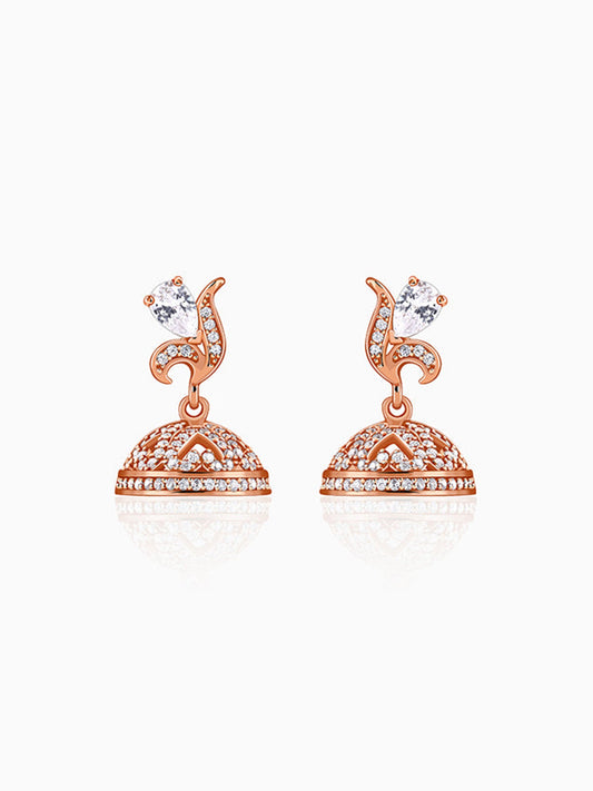 Rose Gold Madurai Jhumki