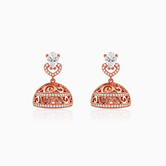 Rose Gold Balli Jhumki