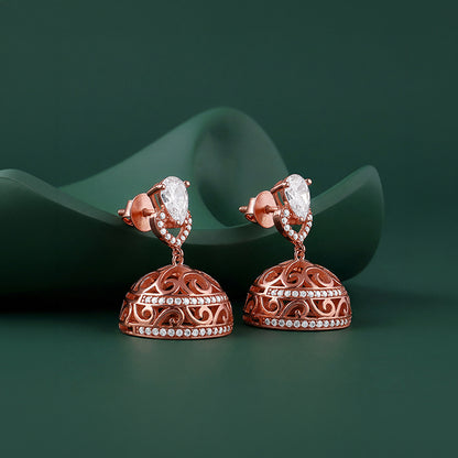Rose Gold Balli Jhumki