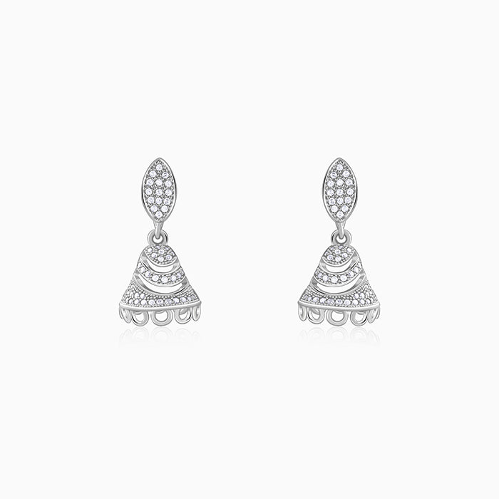 Silver Meher Jhumki 