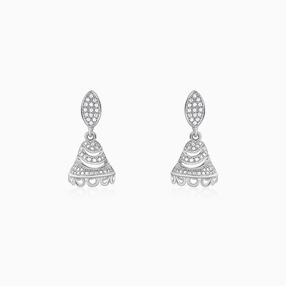 Silver Meher Jhumki 