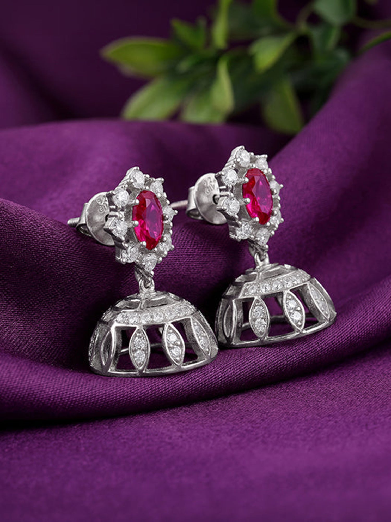 Silver Raina Jhumki