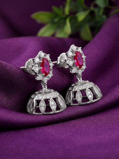 Silver Raina Jhumki