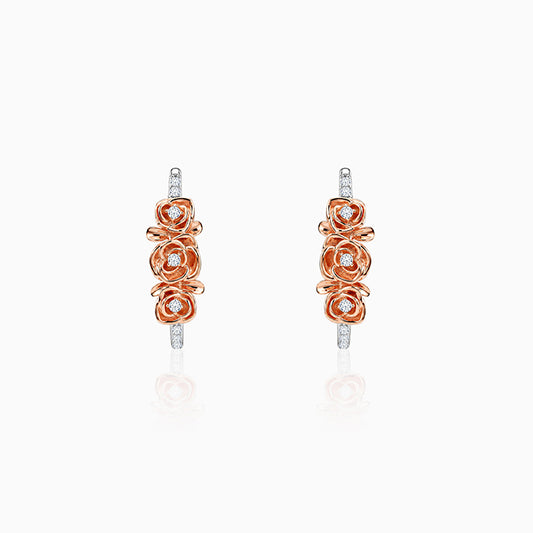 Rose Gold Petals of Her Earrings