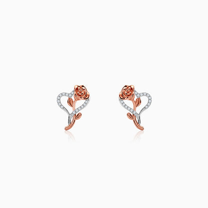 Dual Tone Bloom Rebel Earrings