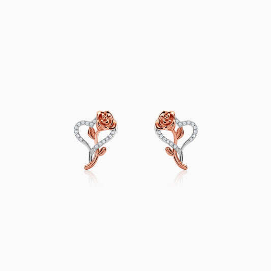 Dual Tone Bloom Rebel Earrings