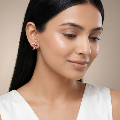 Dual Tone Bloom Rebel Earrings